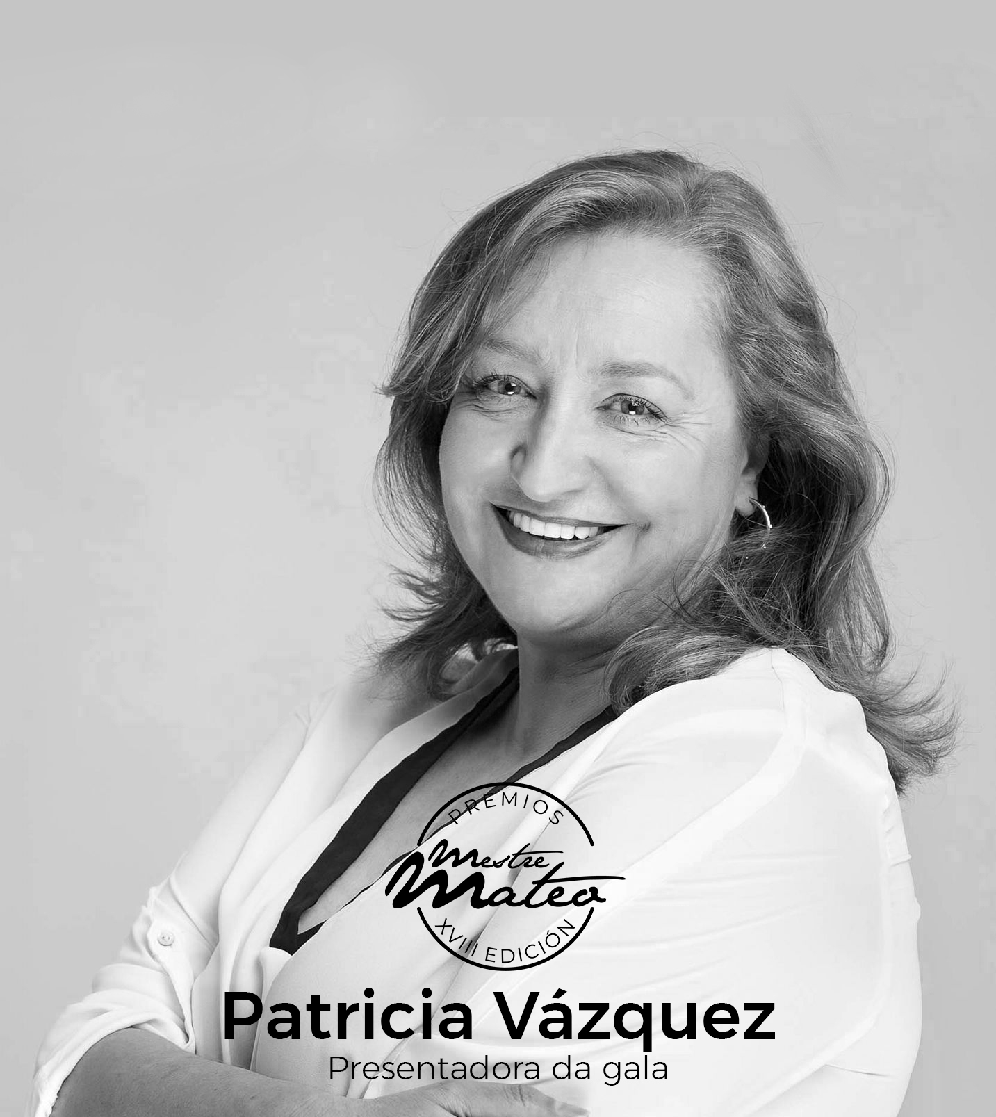 A actriz Patricia Vázquez presentará a Gala dos XVIII Premios Mestre Mateo