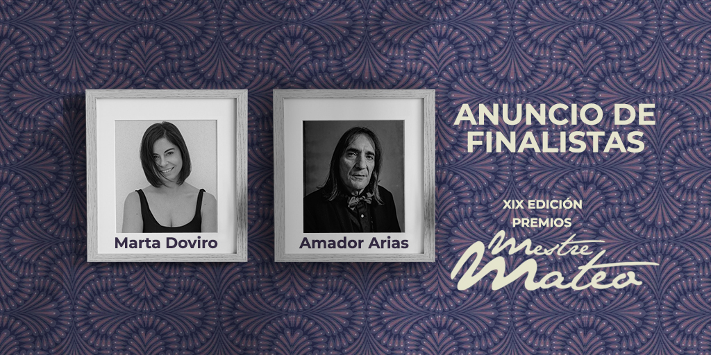 Amador Arias y Marta Doviro anunciarán las candidaturas finalistas de los XIX Mestre Mateo