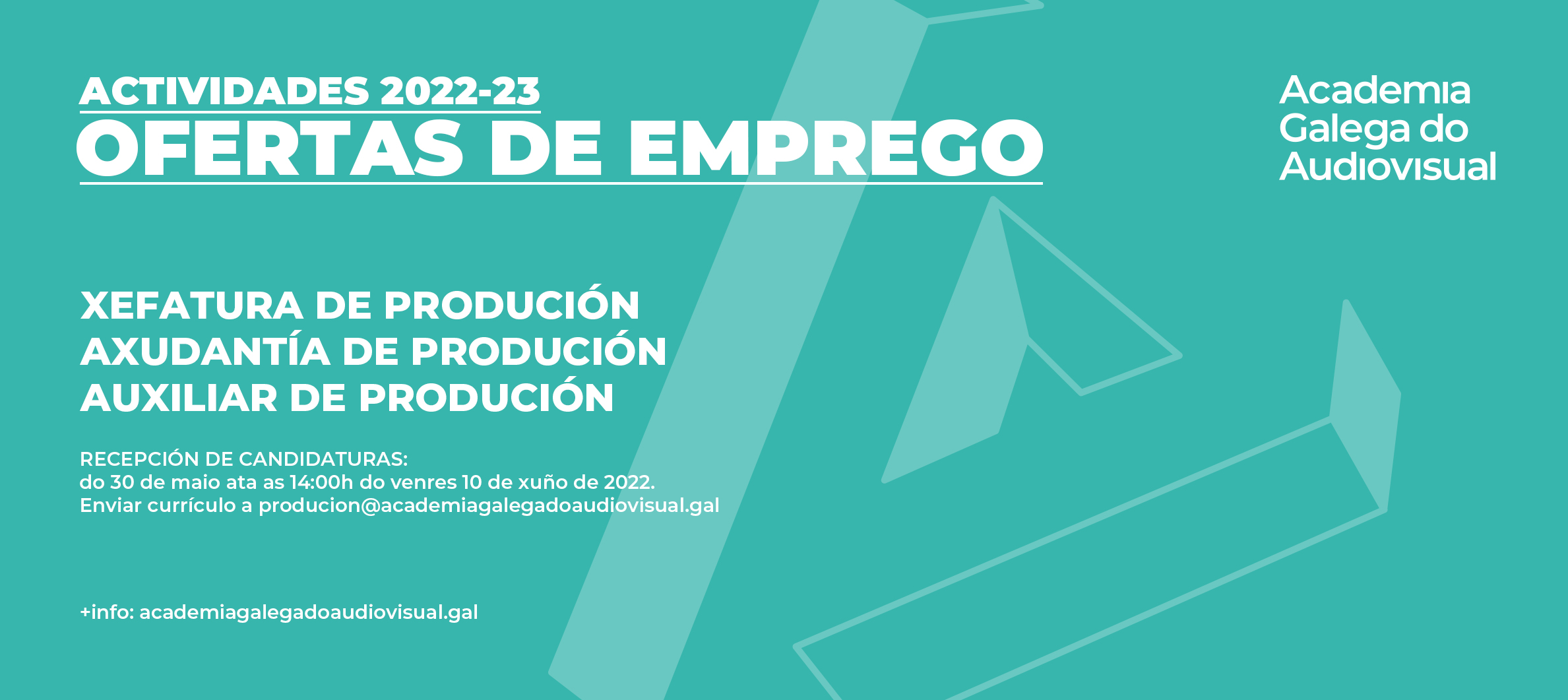 Ofertas de emprego para o departamento de produción